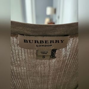 Burberry London Knit Scoop Neck Tank Top